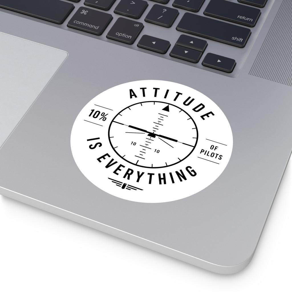 Attitude Is Everything Aviation Sticker