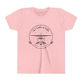 Fly Like a Girl Youth Tee | Airplane Shirt for Girls Who Dream Big