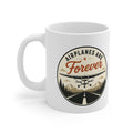 Aviation Mug - “Airplanes Are Forever” Vintage Plane Coffee Mug (11oz)