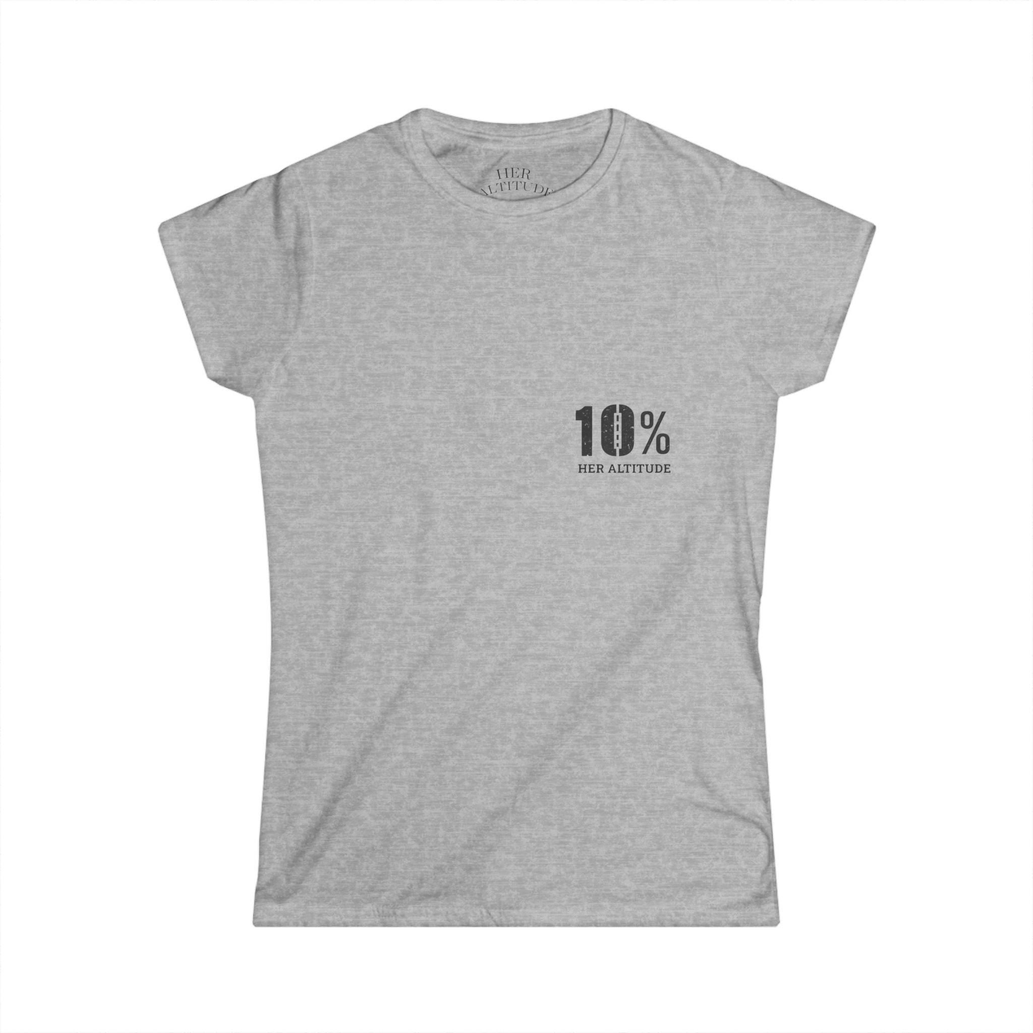 10% of Pilots. 100% PIC. Women's Tee