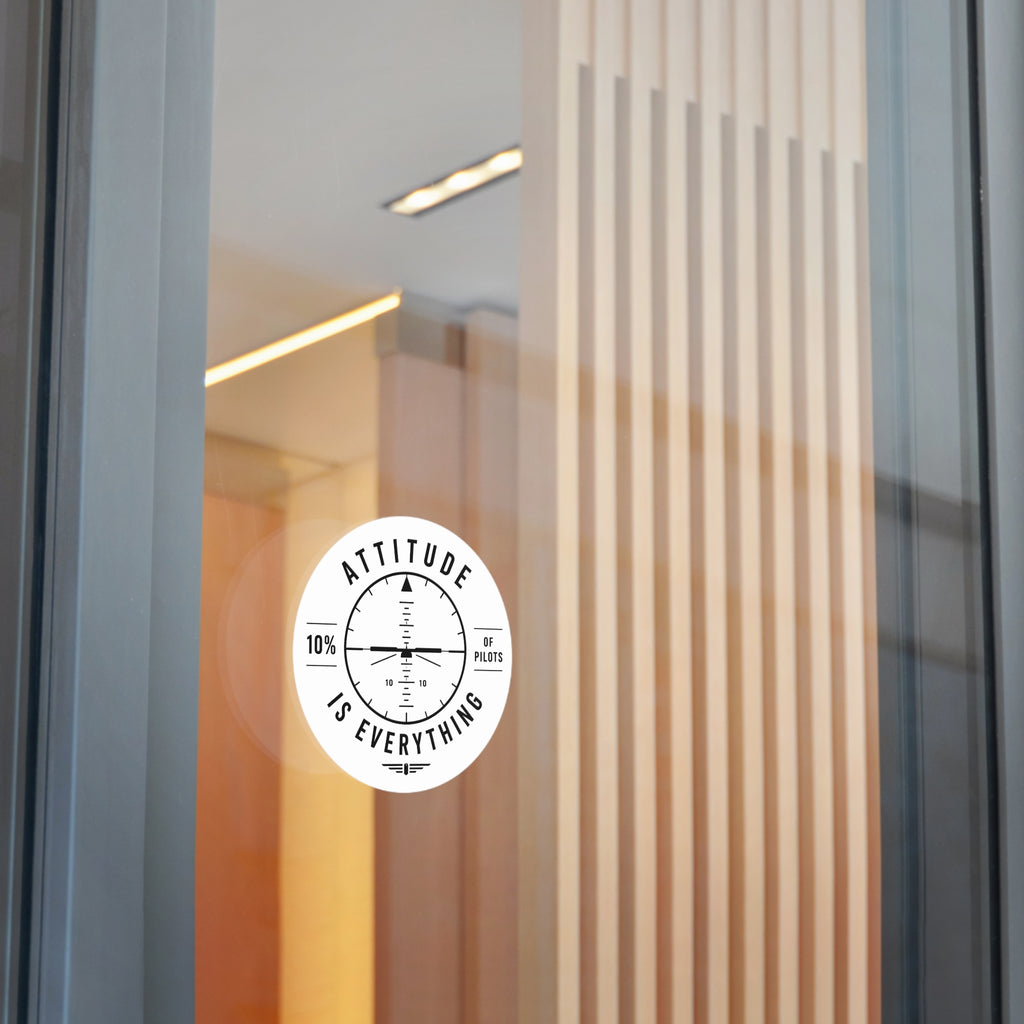 Attitude Is Everything Aviation Sticker